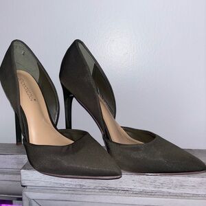 Shoe Dazzle Women's Dark Green Heels